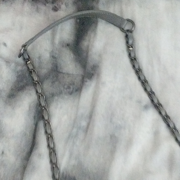 Grey double crossbody bag - Picture 2 of 3